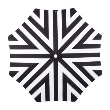 Mariner 6.5 ft. Classic Cottage Fringe Tassel Market Beach Umbrella
